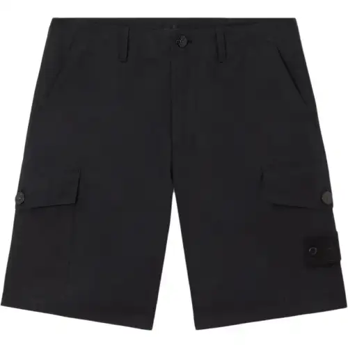 STONE ISLAND Logo Patch Cargo Shorts
