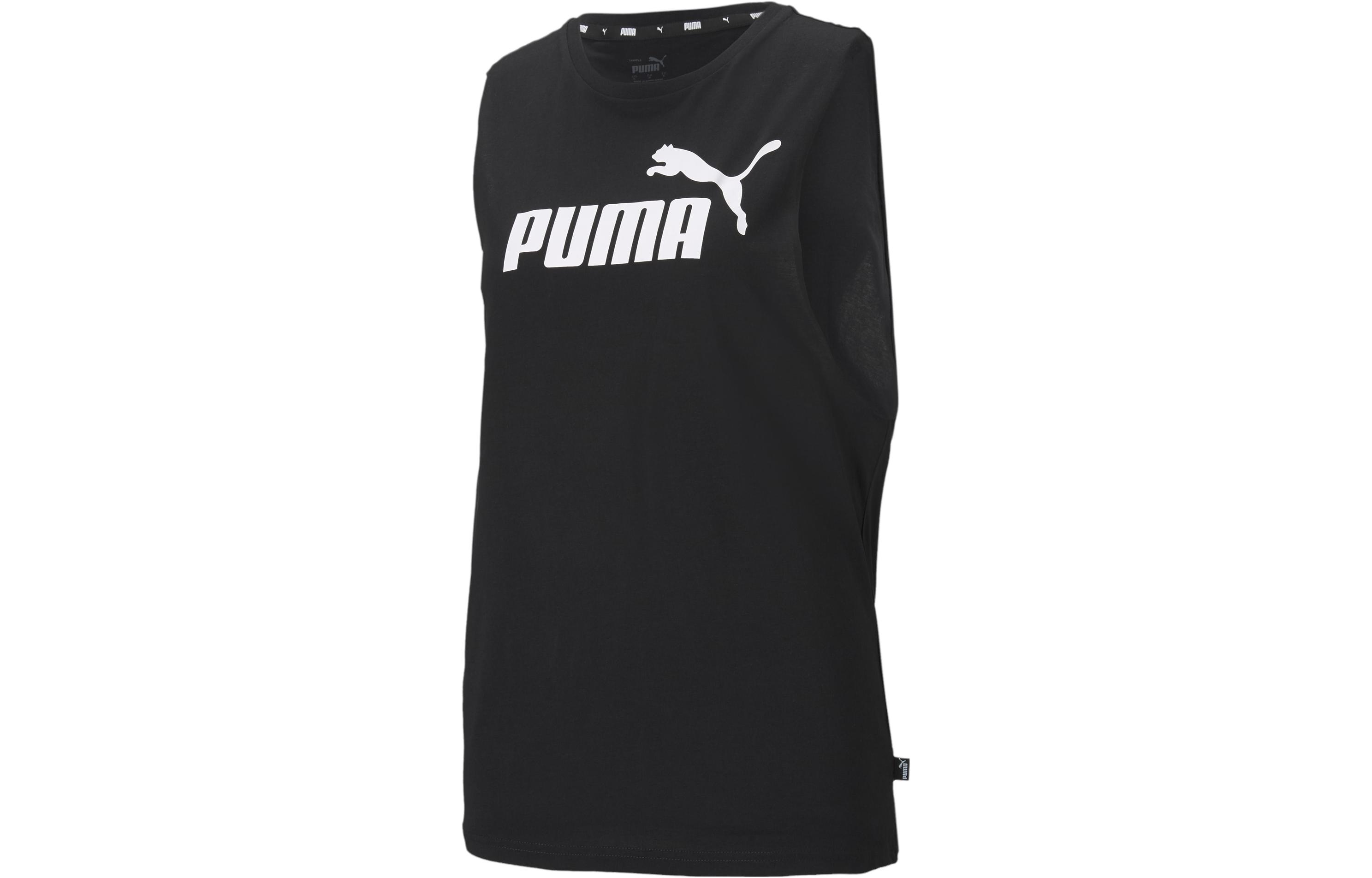 PUMA Débardeur Coupé À Logo Essentials Femme Tank Top Women's Black
