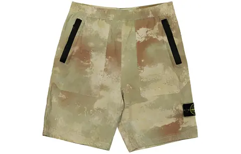 STONE ISLAND Casual Shorts Men's Green
