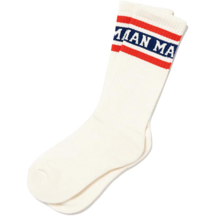 HUMAN MADE Stripe logo Socks