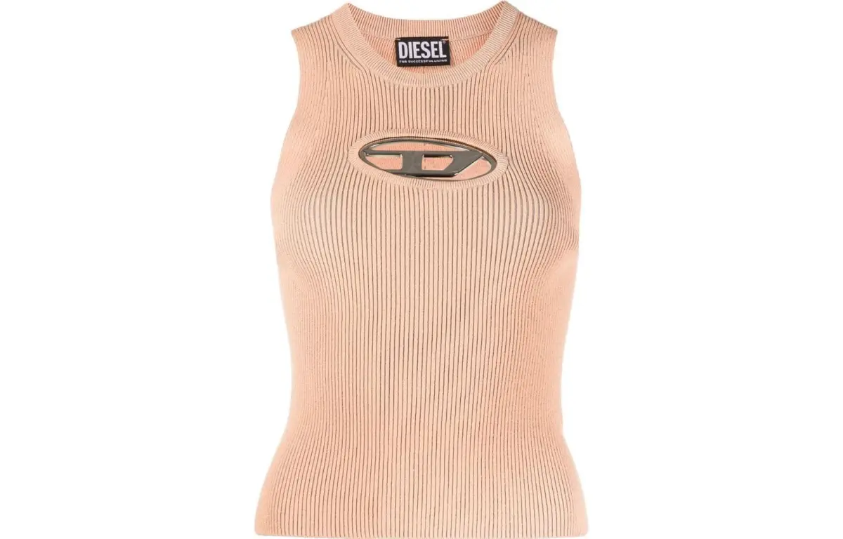 DIESEL Tank Top Women's Coral Pink
