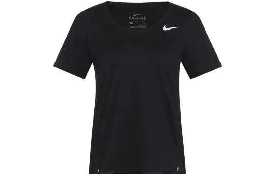 Nike Set in Sleeve Running T Shirt Women's Black