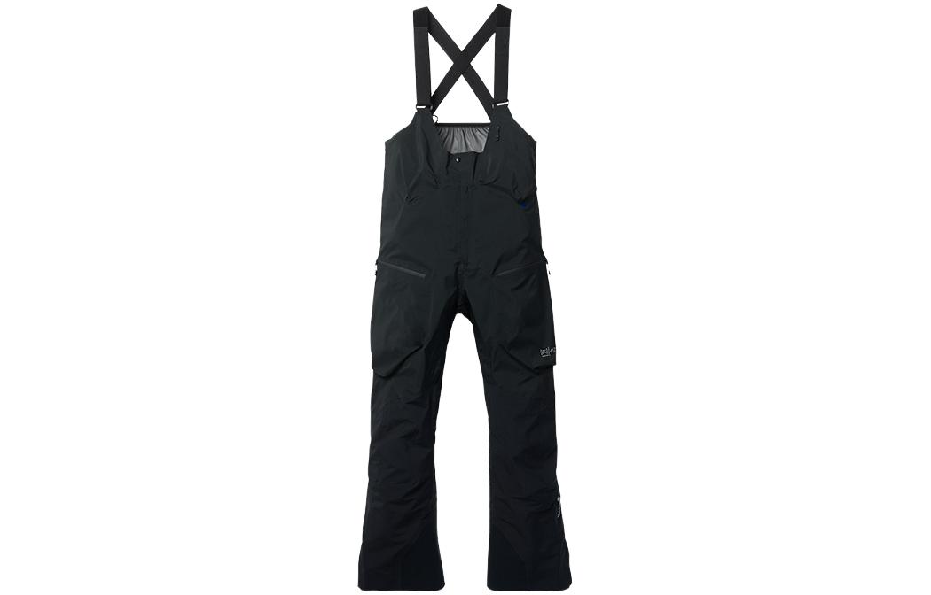 BURTON AK457 23-24 snow season GORETEX solid color outdoor warm waterproof bib ski pants men's classic black