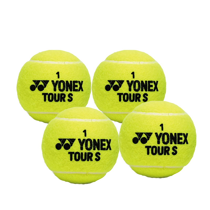 YONEX TOUR S Tennis Balls Wool, Nylon, Polyester Training Ball Yellow
