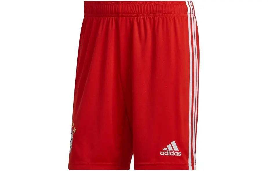 Adidas FC Bayern Soccer Bottoms Men's Red Moderate Straight Fit Pants