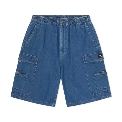 Converse Denim Shorts Men's Blue
