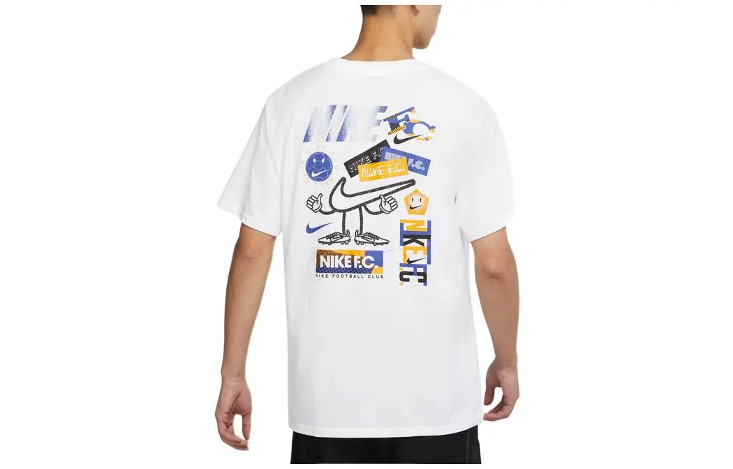 Nike Soccer Jerseys Men's White Moderate Straight Fit