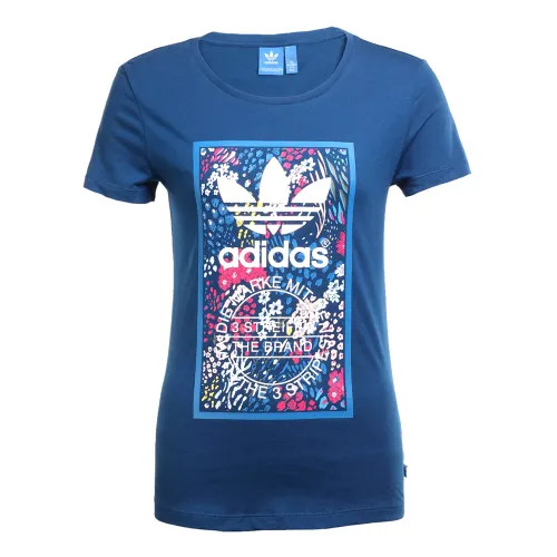 Adidas Originals T Shirt Women's Blue