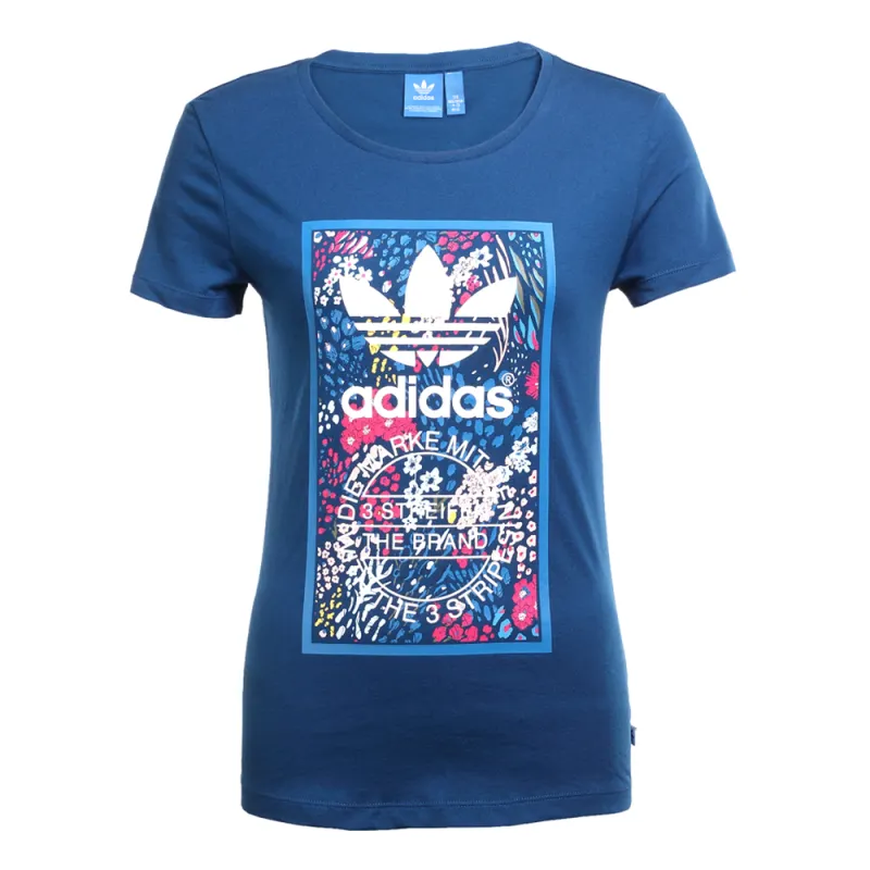 Adidas Originals T Shirt Women's Blue