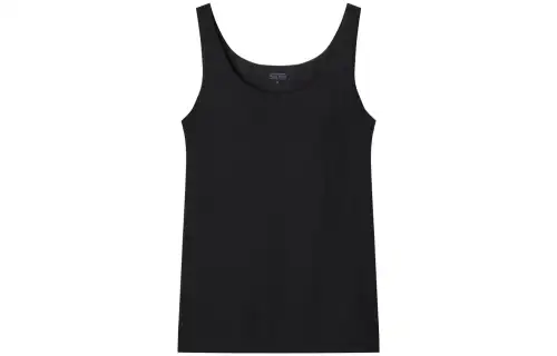 UNIQLO Tank Tops Women's Black Crew Neck Moderate Other
