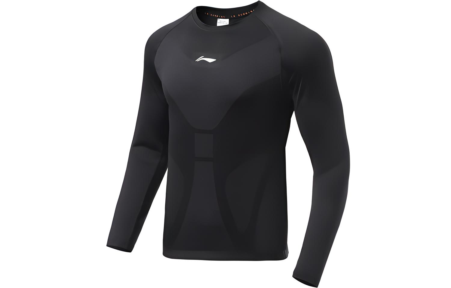 Li Ning Running Collection Fitness Clothing Men’s Black Moderate