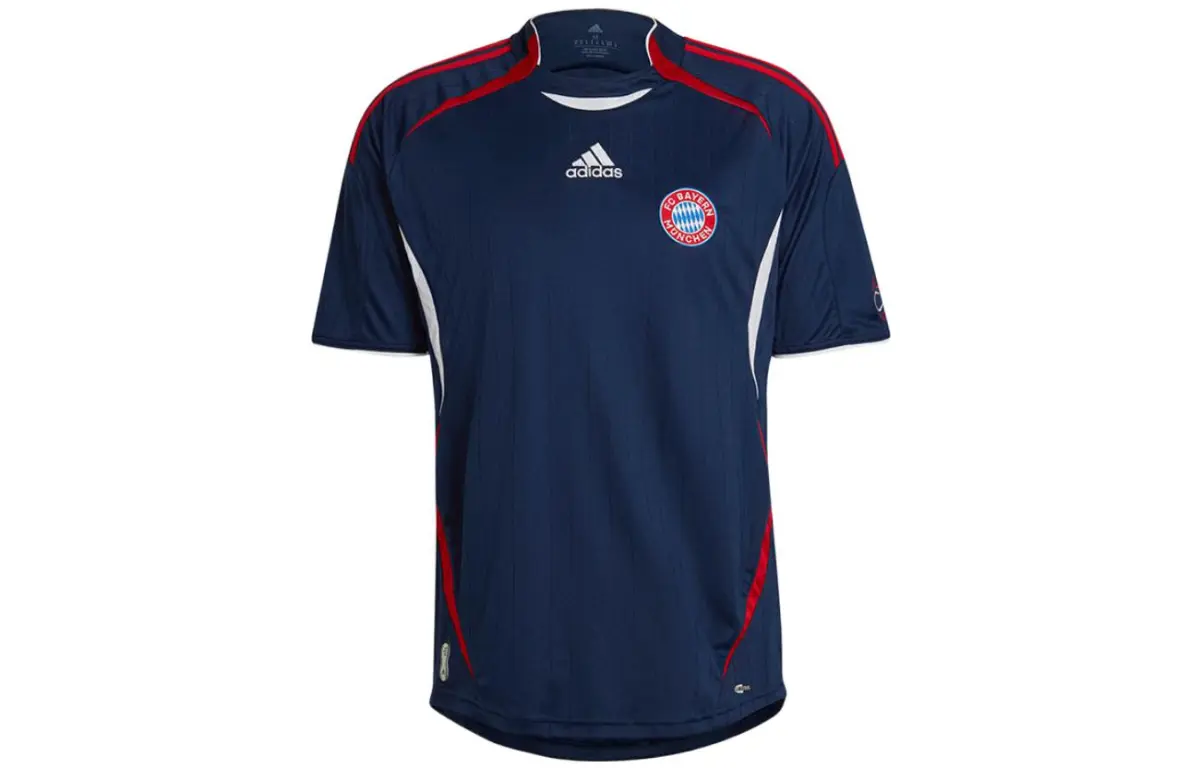 Adidas Bayern Munich Black Soccer Jersey Men's Blue