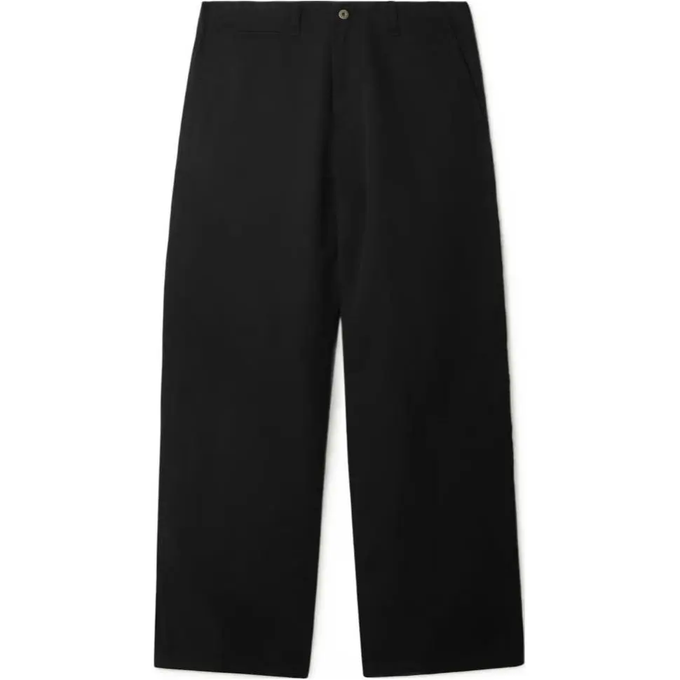 Burberry Mid-Rise Wide-Leg Chino Trousers