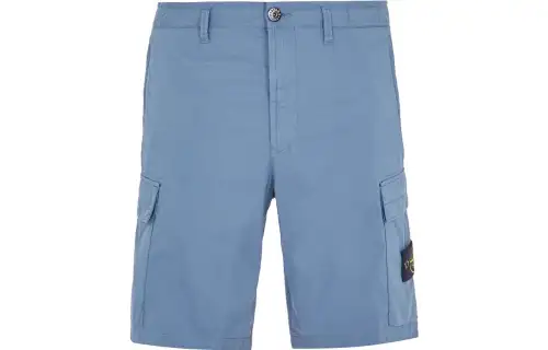 STONE ISLAND Casual Shorts Men's Blue Moderate