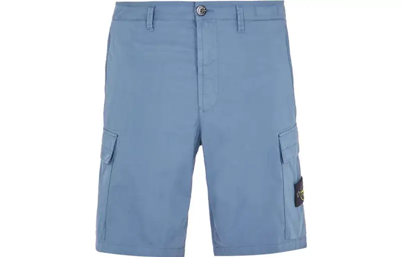 STONE ISLAND Casual Shorts Men's Blue Moderate