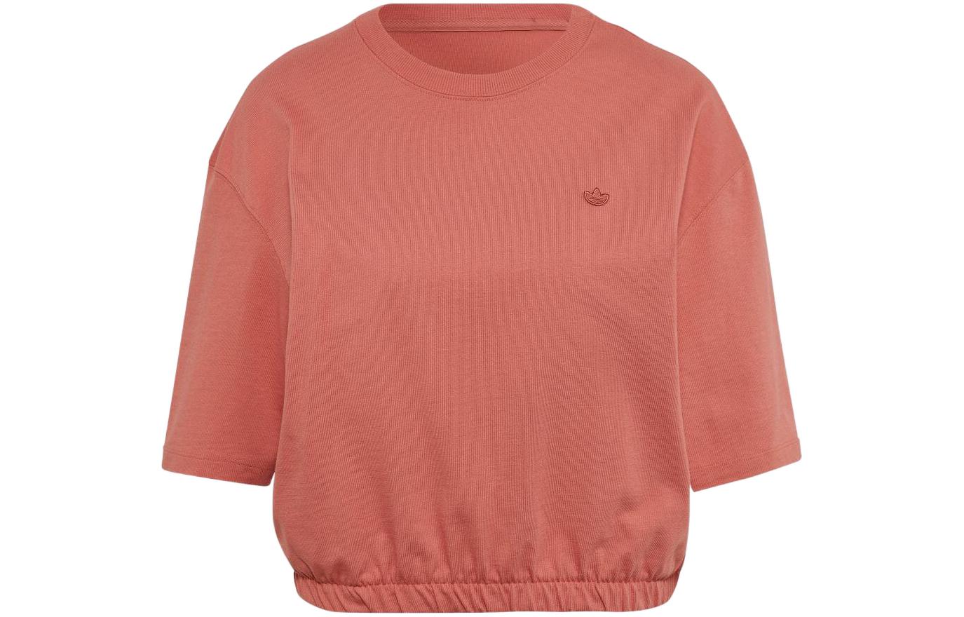 Женская футболка adidas Originals Trefoil (красная)