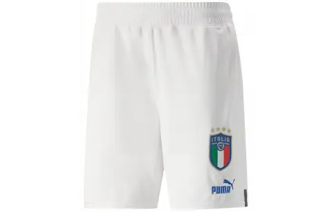 PUMA Soccer Bottoms Men's White Moderate Straight Fit Pants