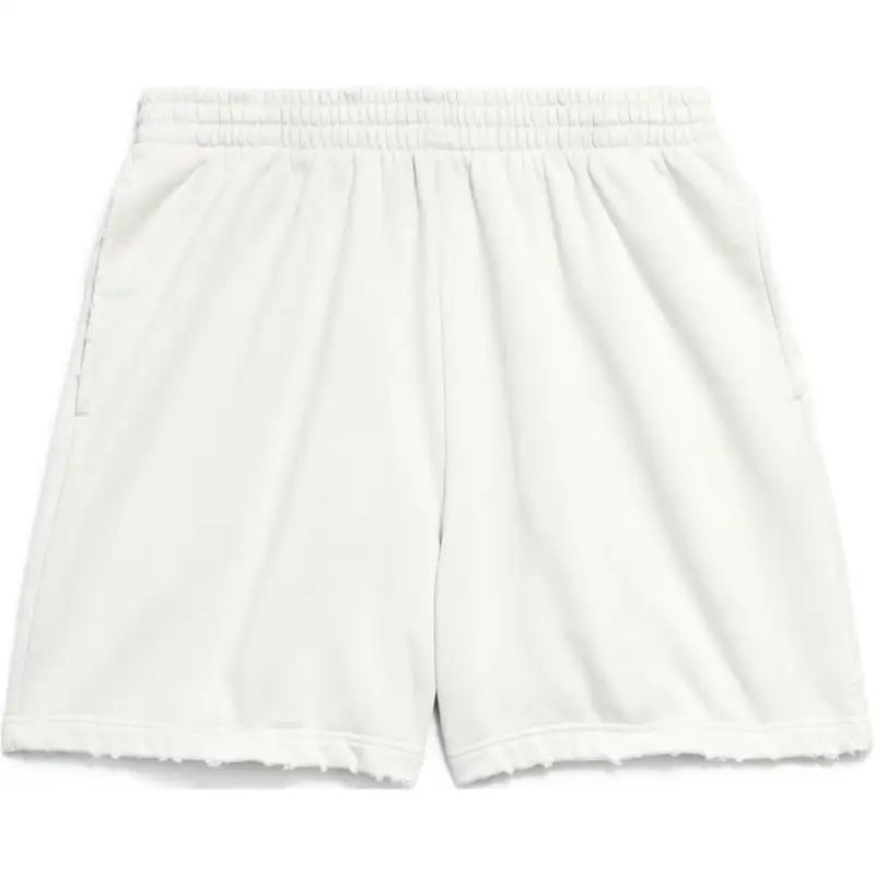Balenciaga FW24 Casual Shorts Regular Fit Unisex Ecru