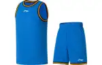 Li Ning Sports Basketball Collection Basketball Suit Men's Beijing Blue