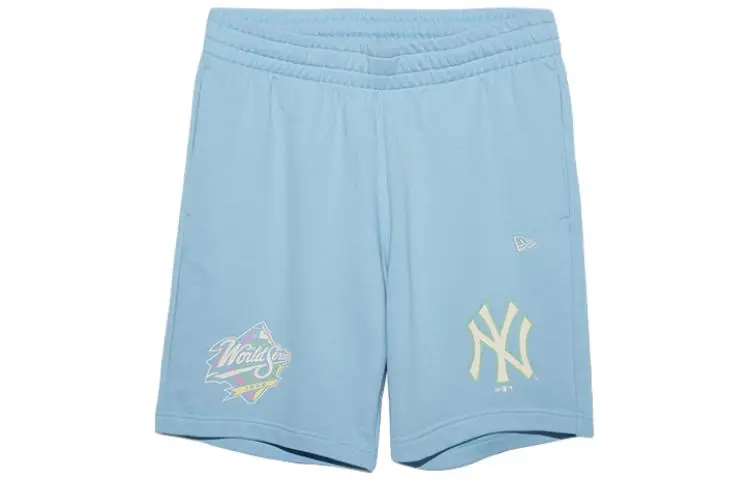 New Era Casual Shorts Men's Sky Blue