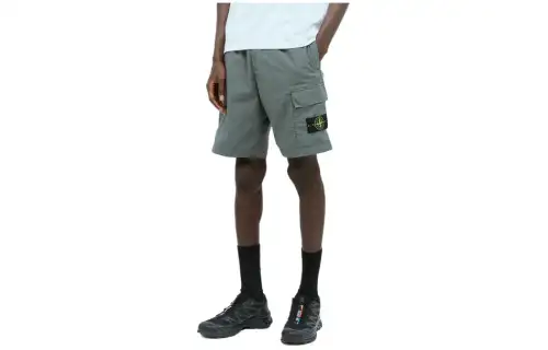 STONE ISLAND Casual Shorts Men's Green