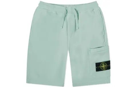 STONE ISLAND Casual Shorts Men's Green