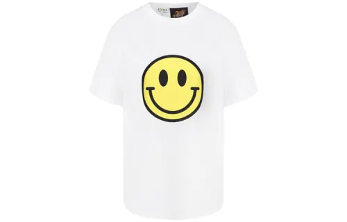 LOEWE T Shirts Women's White Crew Neck Moderate Straight Fit