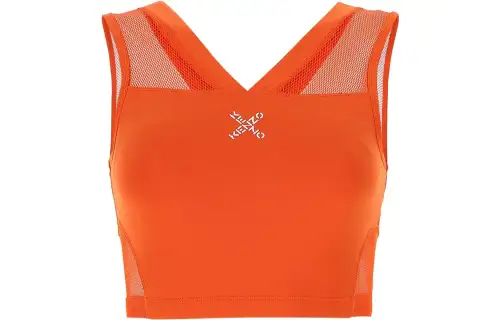 KENZO Logo Print Sport Bra