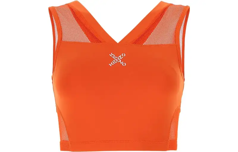 KENZO Logo Print Sport Bra