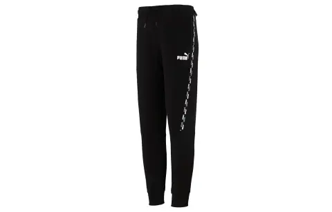 PUMA Sports Pants Men's Black Moderate