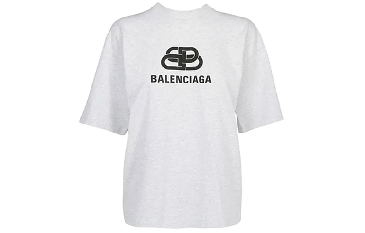 Balenciaga Regular Sleeve T Shirt Women's Gray