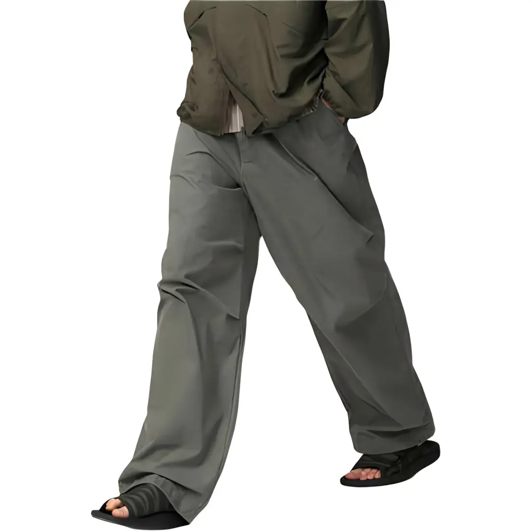 UNIQLO x Clare Waight Keller C Collection SS25 Casual Pants Men's Olive
