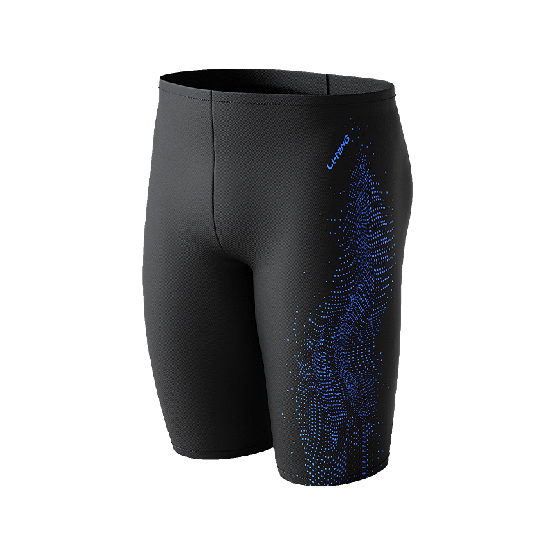Li Ning Swimming Shorts Men's Blue Black