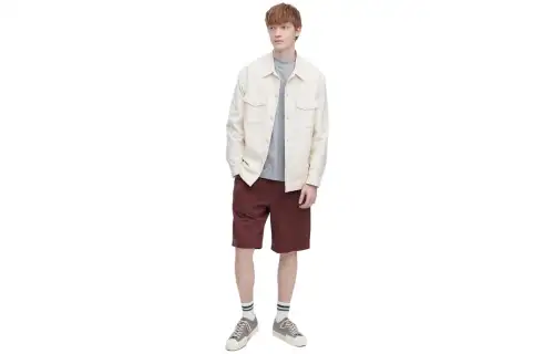 UNIQLO Casual Shorts Men's 18 Dark Red Moderate