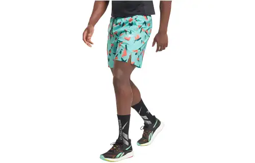 Reebok CYCLED Collection TS SPEED AOP SHORT Casual Shorts Men's Green