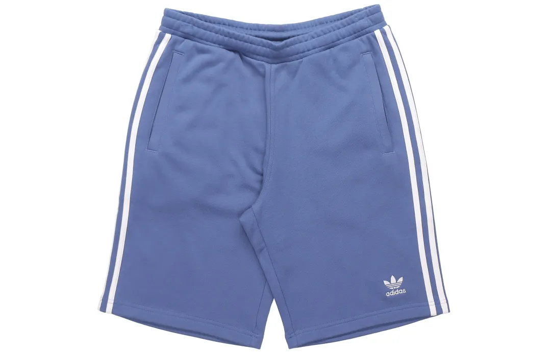 Adidas Originals 3 Stripes Sports Shorts Men's Blue Moderate
