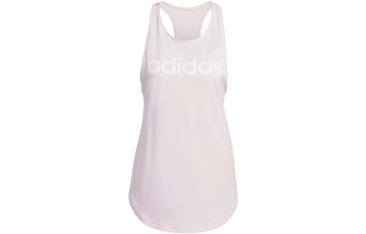 Adidas Essential Tank Tops Women's Pink Crew Neck Moderate Other