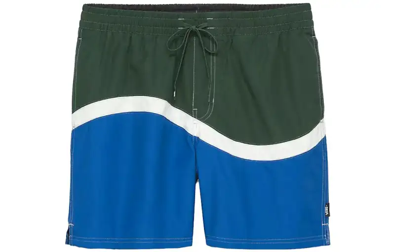 Vans Casual Shorts Men's Blue Green