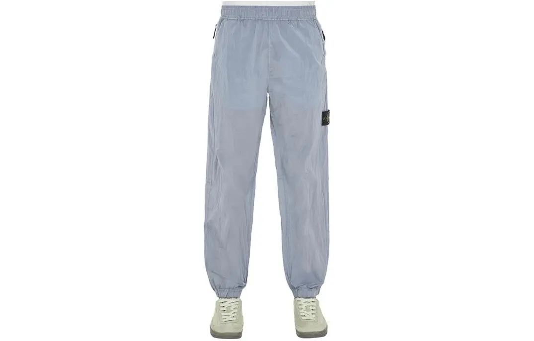 STONE ISLAND Casual Pants Men's Ice Frost Blue