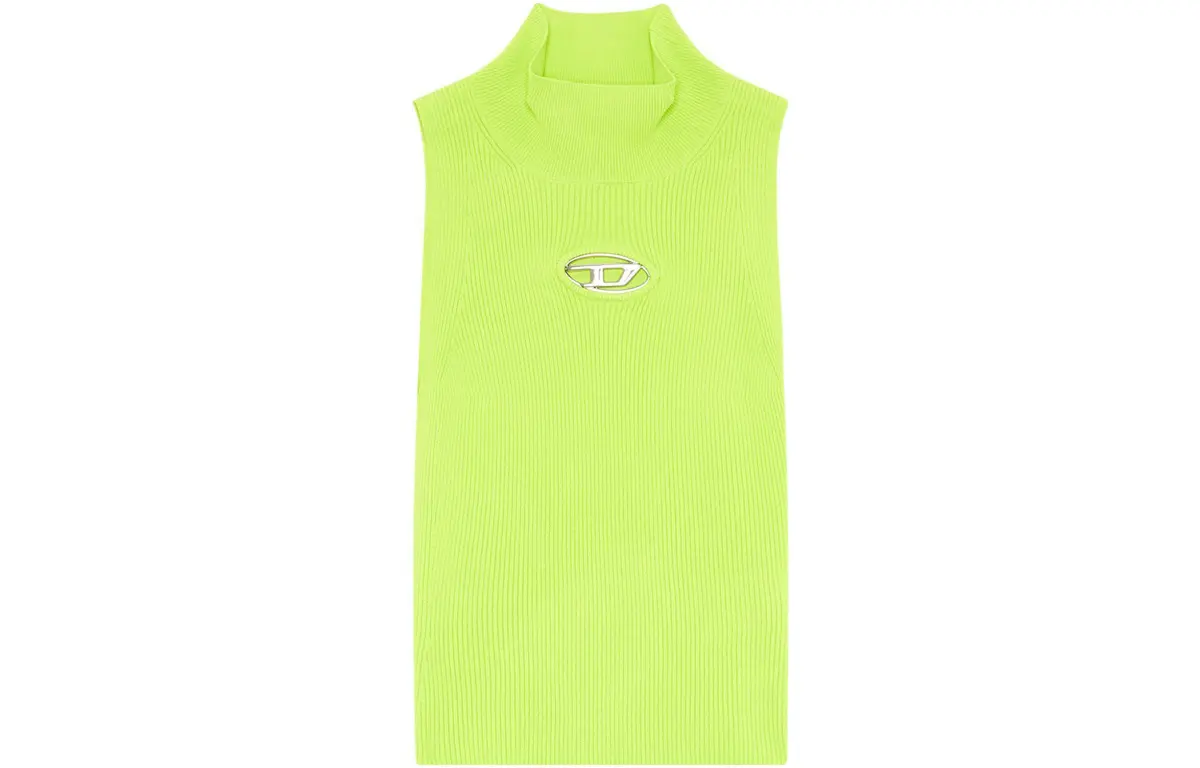 DIESEL M-Onervax Logo-plaque Mock-neck Top