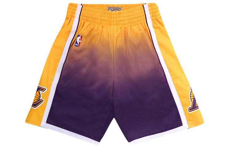 Mitchell Ness Basketball Shorts Men’s Purple Gold