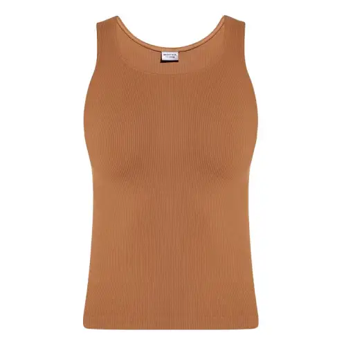 Balenciaga Tank Top, Slim Fit Women's Light Umber
