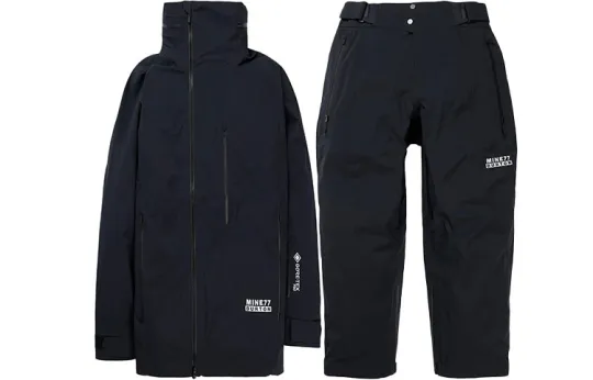 BURTON MINE77 SS24 GORE TEX 3L Ski Suit Set Unisex Black