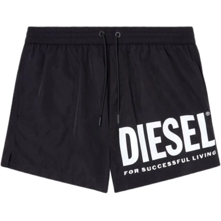 Diesel logo-print swim shorts