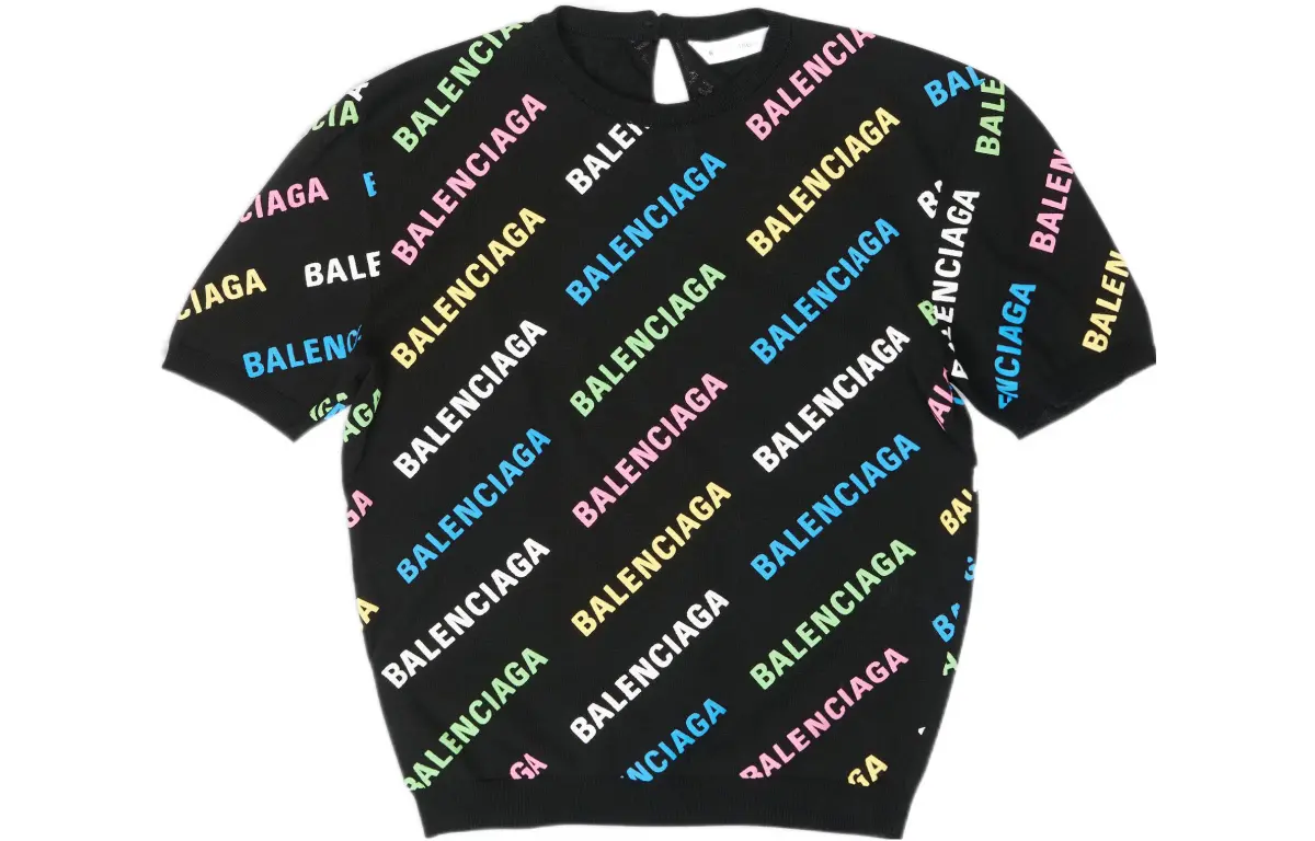 Balenciaga SS22 Slim Fit Sweater Women's Black