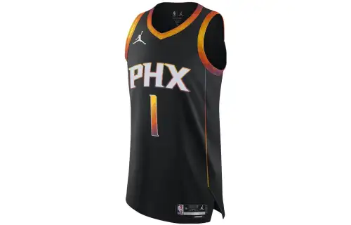 JORDAN NBA Booker Suns No. 1 23-24 announced limited AU player version jersey vest men's black