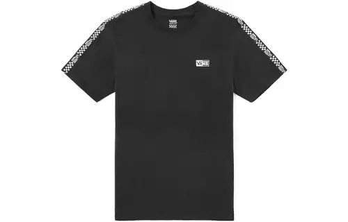 Vans T Shirts Women's Black Crew Neck Moderate Straight Fit