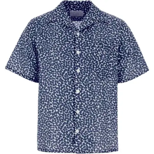 Prada poplin print shirt