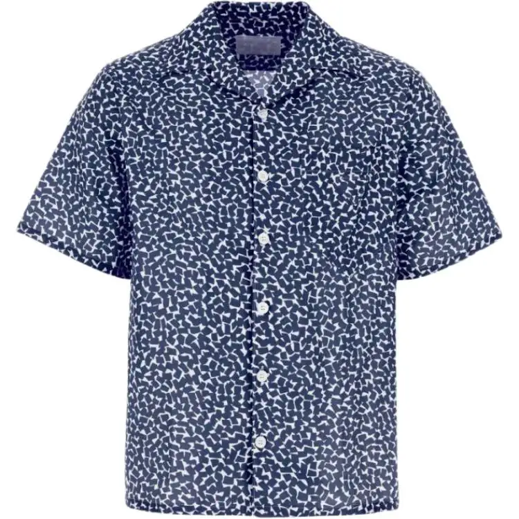Prada poplin print shirt