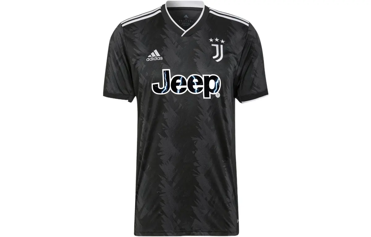 Adidas Juventus Soccer Jerseys Men's Black Moderate